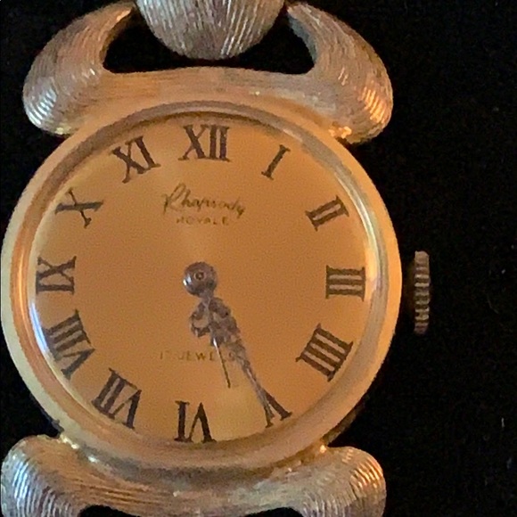 Watch Vintage 1970s Rhapsody Royale 17Jewel windup Ladies Vintage Rhapsody Royal 17 Jewel Wind up Watch | eBay main image 2